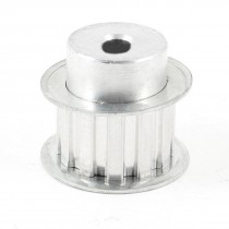 Silver Tone Aluminum Alloy L Shape 12 Tooth 8mm Pilot Bore Timing Pulley