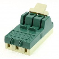 AC 380V 32A 3 Pole Single Throw Circuit Control Knife Disconnect Switch Green