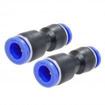 2 PCS 8mm to 6mm One Touch Push In Straight Fittings