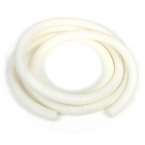 35mm x 40mm x 5m White Wave Type Flame Retardant Corrugated Hose Pipe