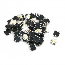 68 x SMD SMT 4-Terminal Momentary Round Push Button Tactile Switch 5x5x1.5mm