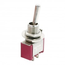 Red AC 125V 5A SPST 2 Pin On/On 2 Positions Miniature Toggle Switch