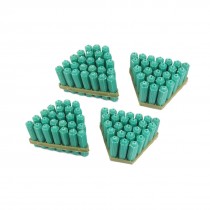 100 Pcs 6mm Light Cyan Nonslip Plastic Wall Plug Tool