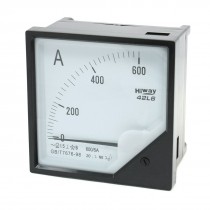 Class 1.5 Accuracy AC 0-600A Square Panel Meter Ammeter 42L6