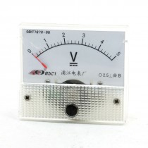 Class 2.5 Accuracy DC 0-5V Analog Voltage Panel Meter