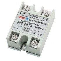 500Kohm SSR-40VA Metal Base Single Phase Solid State Relay