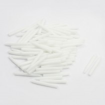 100 Pcs White Nylon Material 5cm Long Hot Extruded Rod