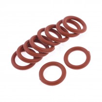 10 Pcs Industrial Equip Seal Part 20 x 13 x 3mm Silicone O Ring Gasket