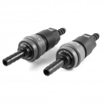 2 Pcs Gas Air Straight Fitting Connector Quick Coupler 20SH 20PH Black