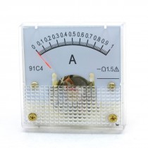 91C4 DC 0-1A Analog Panel Meter Ammeter Amperemeter