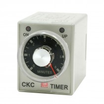 DC 24V DPDT 0-6 Minute 6m Timer Power On Delay Time Relay 8 Pin AH3-3