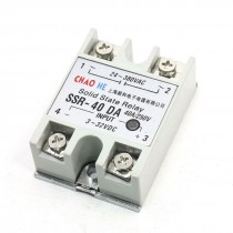 Single Phase DC Control AC Solid State Relay 40A SSR-40 DA Type