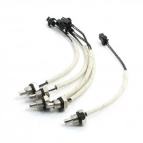 Metal Male Thread Wired -20C to 180C Water Heater Temperature Sensor 5 Pcs