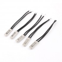 5pcs 250V 5A Bimetal Temperature Control Switch Thermostat 60C N.C KSD9700