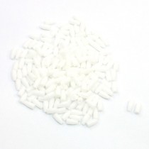 200 Pcs White Nylon 13mm Length 6mm Diameter Extruded Hollow Bar