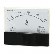 Plastic Shell Current Testing AC Ammeter Panel Meter Gauge 0-250A