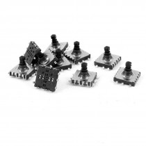 10 Pcs 10x10x9mm 6 Pin 5 Directions Momentary SMD SMT Tactile Tact Switch
