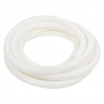 26mm ID White Wave Type Flame Corrugated Hose Pipe 8 Meter