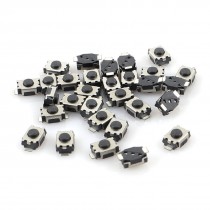 30 Pcs 4mm x 3mm 2 Pins SMD SMT Ultrathin Momentary Push Button Tactile Switch