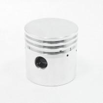 0.47" Pin Bore Dia Cylinder Piston for Air Compressors Silver Tone