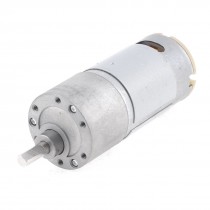 12V Voltage 10RPM Cylinder Shape DC Gearbox Geared Motor