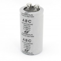 125VAC 300uF 300MFD Dual Terminals Motor Start Capacitor