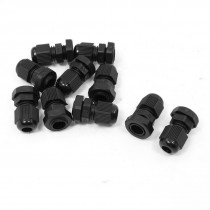 10Pcs PG07 3mm to 6.5mm Diameter Cable Gland Plastic Fastener