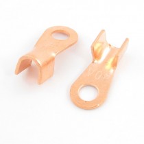 2 Pcs Electric Power Replacement Copper Passing Through Terminal 40A