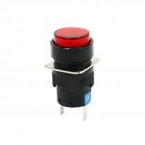 AC 220V Panel Mount Red Indicator Abnormal Signal Light Pilot Lamp