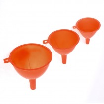 Red Plastic 3 Sizes 122mm 110mm 95mm Dia Filter Funnels