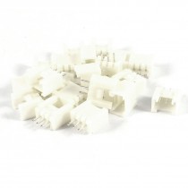 20 Pcs Single Row 3 Pins 2mm Pitch Flat Header Socket Connector