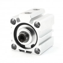 SDA32x15 Dual Acting Single Rod 5mm Rod Hole Dia Pneumatic Air Cylinder