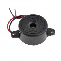 Black Housing DC 3-24V 2 Wire Industrial Electronic Continous Sound Buzzer 90dB