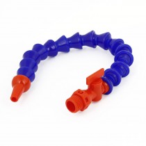 1/2" PT Thread Flexible Flat Nozzle Switch Water Oil Coolant Pipe 41cm Long