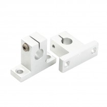 2 Pcs SK10 10mm Bore Linear Rail Shaft Support for Milling Machine