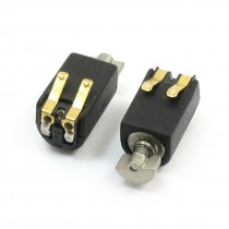 2Pcs 4mm x 8mm 0408 Blue Vibrating Micro Vibration Motor for Mobile Phone