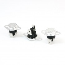 250V 10A NC 75C Manual Reset Temperature Switch Thermostat KSD301 3 Pcs