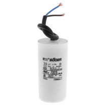CBB60A-1 Washing Machine Polypropylene Film Motor Capacitor 30uF 450V AC