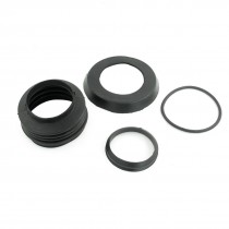 Black Flexible Rubber Straight Edge Bottom Machine Waterproof Cover