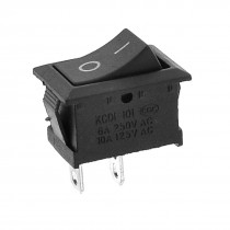 AC 250V/6A 125V/10A On/Off I/O SPST Boat Rocker Switch SPST