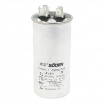 25uF 450V 50/60Hz Cylinder Shape Polypropylene Film Air Conditioner Capacitor