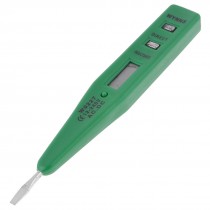 AC DC 12-240V Digital Voltage Tester Electroprobe Dark Green Clip