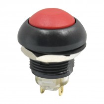 Industrial 12mm DC 36V 2A Momentary Red Push Button Switch 1NO