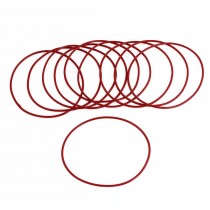 10 Pcs 3.1" Outside Dia 3mm Thickness Industrial Rubber O Rings Seals