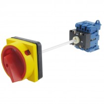 AC 240V 440V ON/OFF 2 Position 35mm DIN Rail Rotary Cam Changeover Switch