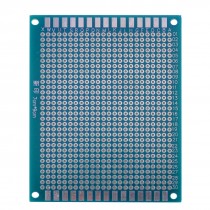 7cm x 9cm Single Side Universal Prototype PCB Circuit Board Teal Green