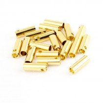 20PCS Gold Tone Metal RC Banana Bullet Plug Connector Female 5mm