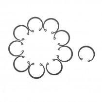 29mm Inner 34mm Outer Dia Bearing Internal Retaining Ring 10 Pcs