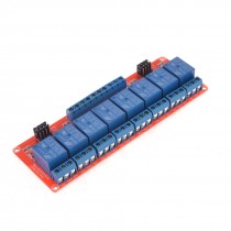 Optocoupler Driver High/Low Level Trigger Relay Module 5V DC 8Channels