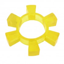 Yellow Polyurethane PU 154mm Dia Coupling Buffer Coupler Damper